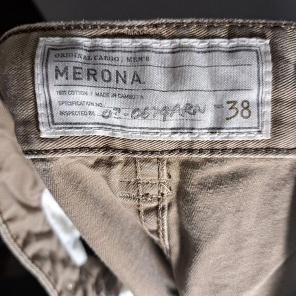 Merona tan men's cargo store size 38 - Picture 3 of 5